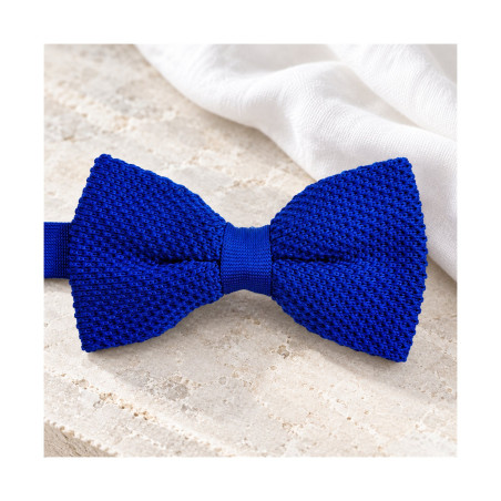 Nœud papillon bleu éléphant
