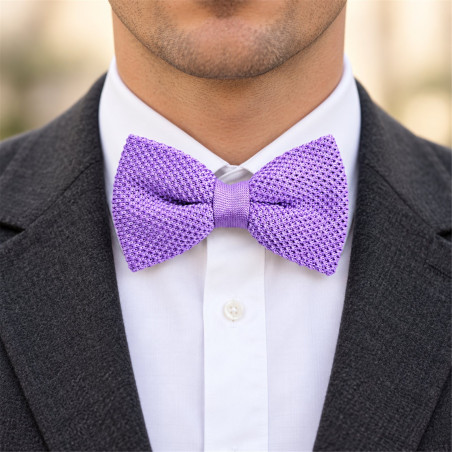 Noeud papillon violet mercurien