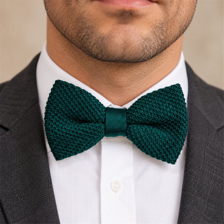 Nœud papillon vert scarabée