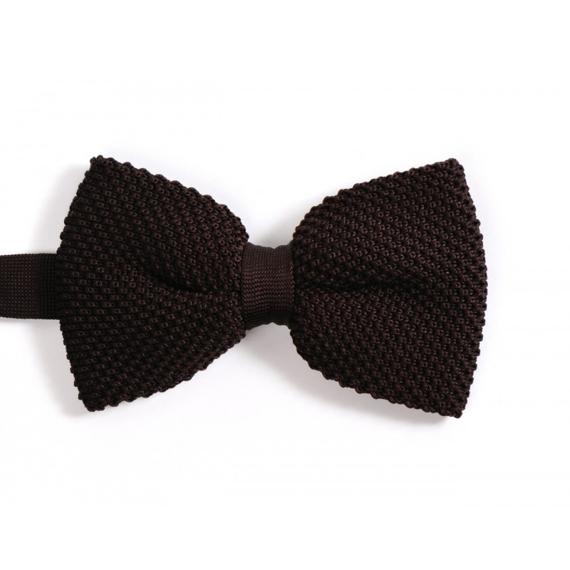 Nœud papillon marron glacé