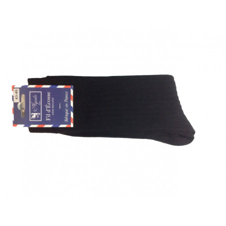Boutons de manchettes  Semainier 7 paires de chaussettes Fil d'Ecosse unies