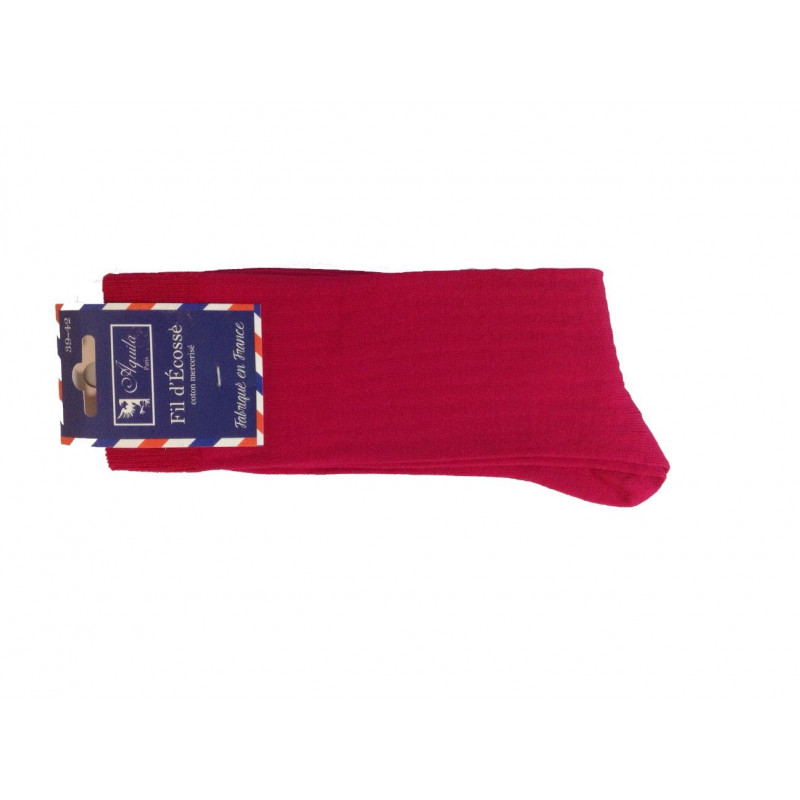 Boutons de manchettes  Semainier 7 paires de chaussettes Fil d'Ecosse unies