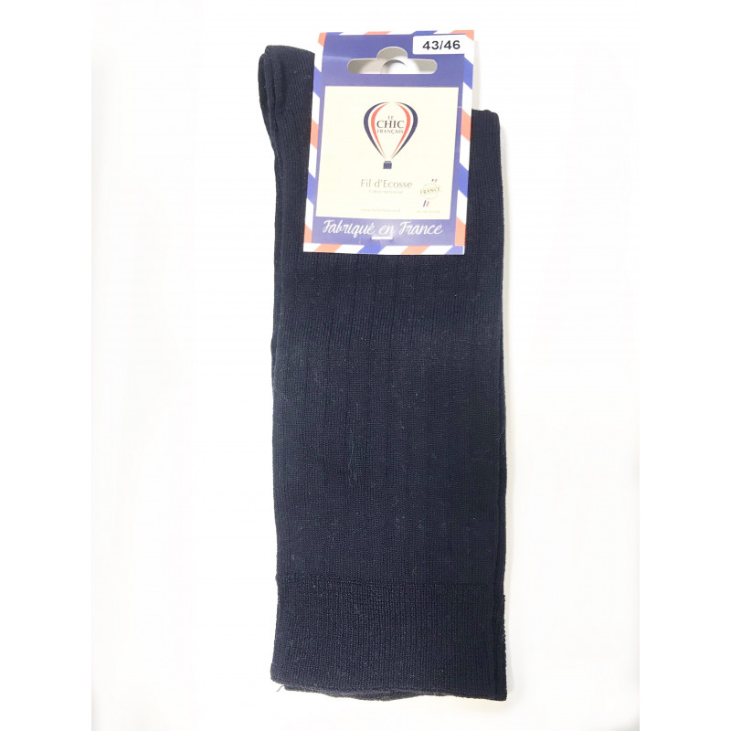 Boutons de manchettes  Semainier 7 paires de chaussettes Fil d'Ecosse unies