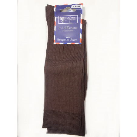 Boutons de manchettes  Semainier 7 paires de chaussettes Fil d'Ecosse unies