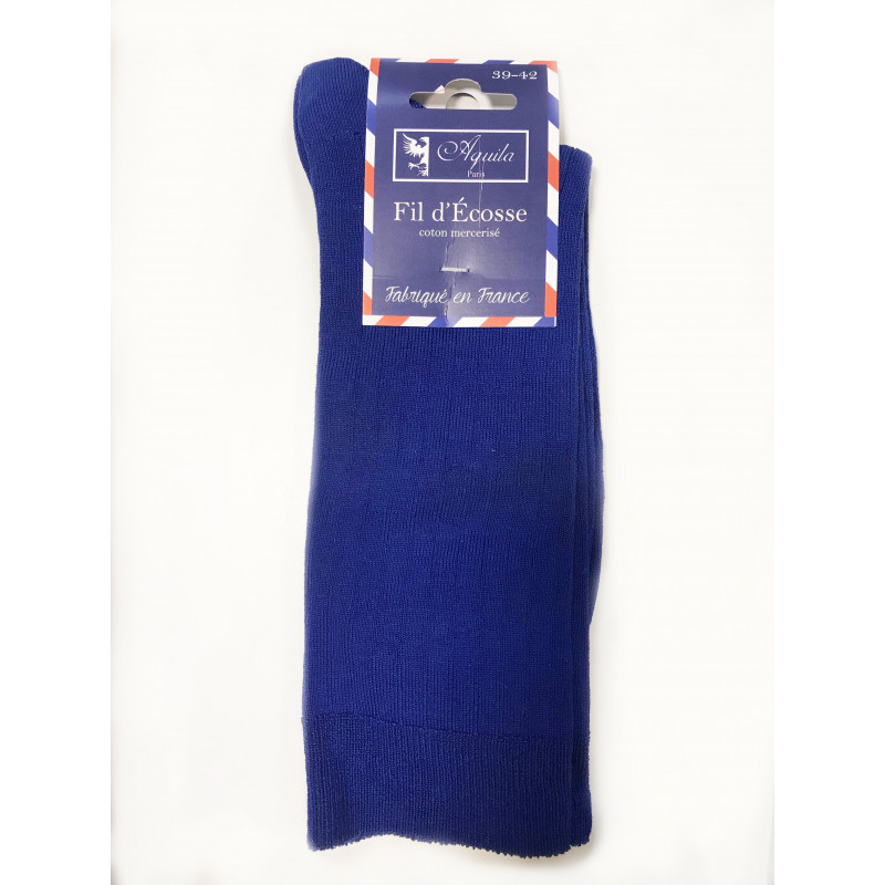 Boutons de manchettes  Semainier 7 paires de chaussettes Fil d'Ecosse unies
