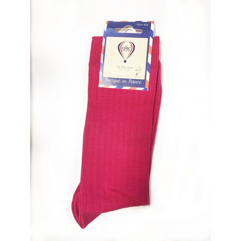 Boutons de manchettes  Semainier 7 paires de chaussettes Fil d'Ecosse unies