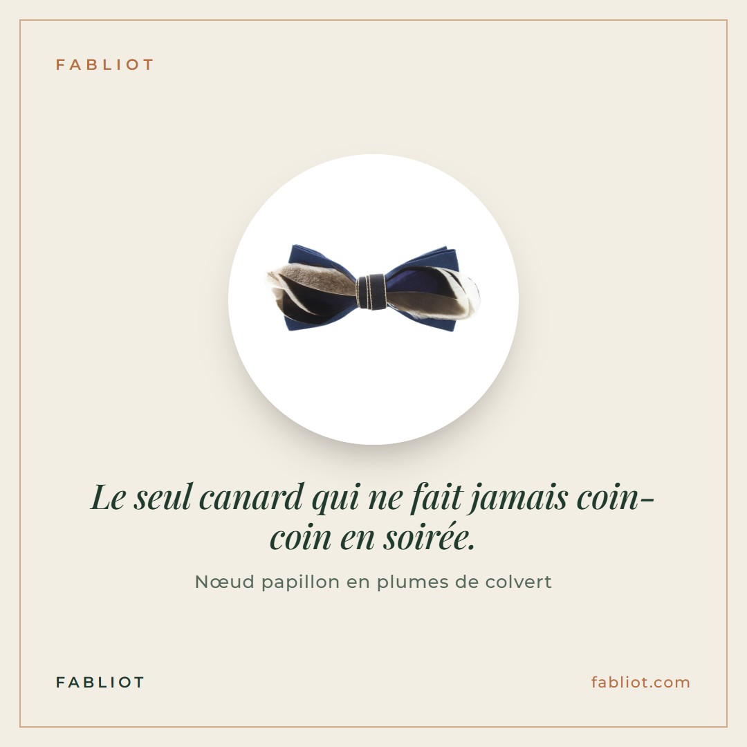 Le seul canard qui ne fait jamais coin-coin en soirée.