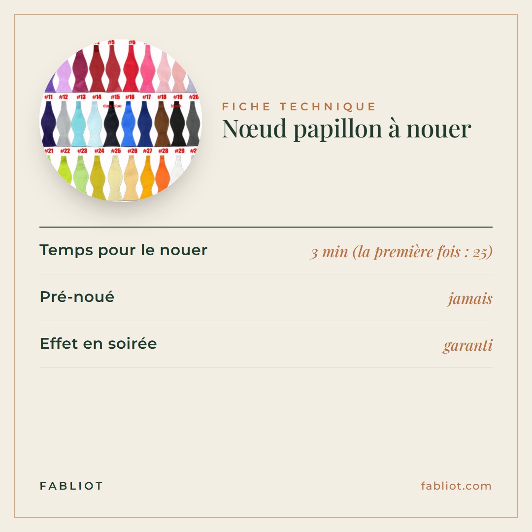 Nœud papillon à nouer