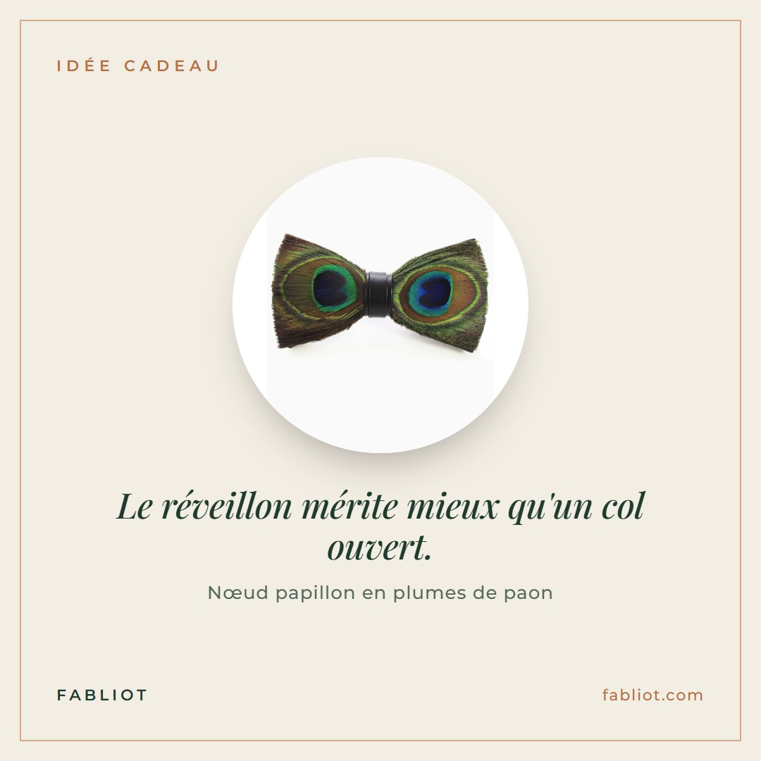 Le réveillon mérite mieux qu'un col ouvert.